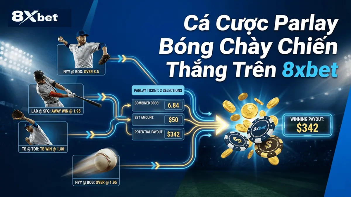 Cá Cược Parlay Bóng Chày Chiến Thắng Trên 8xbet