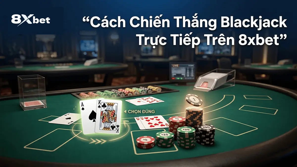 Cách Chiến Thắng Blackjack Trực Tiếp Trên 8xbet