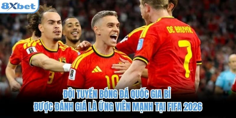 Đội tuyển bóng đá quốc gia bỉ được đánh giá là ứng viên mạnh tại FIFA 2026