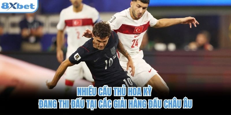 Nhiều cầu thủ Hoa Kỳ đang thi đấu tại các giải hàng đầu châu Âu