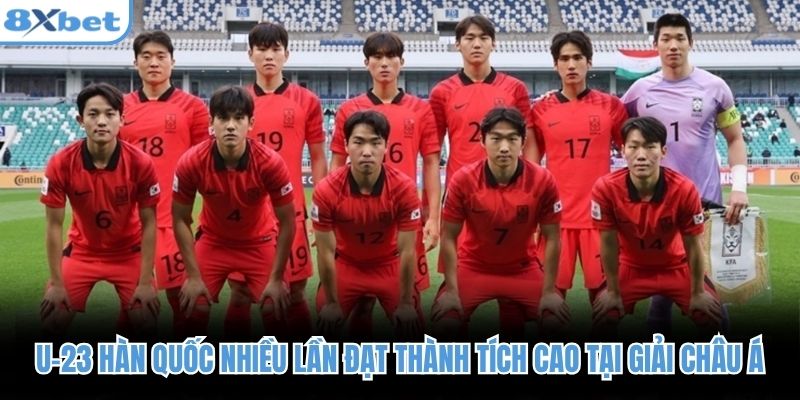 U-23 Hàn Quốc nhiều lần đạt thành tích cao tại giải châu Á